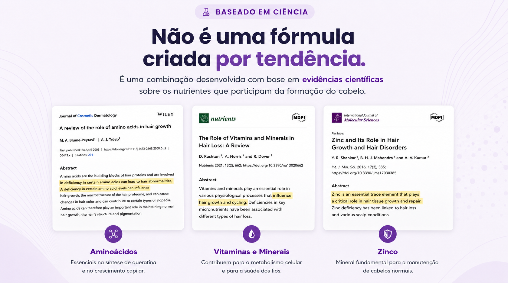 Baseado em Ciência - moodhair